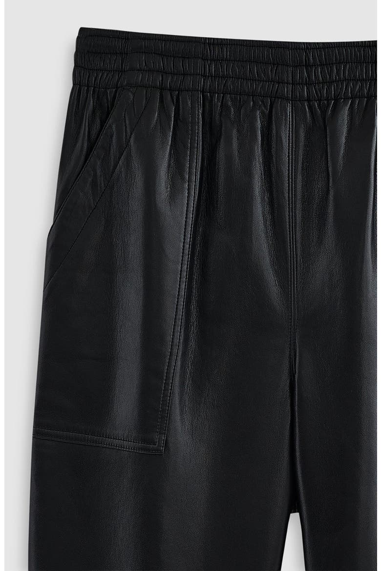 Billy Recycled Leather Pant, Alternate, color, Black