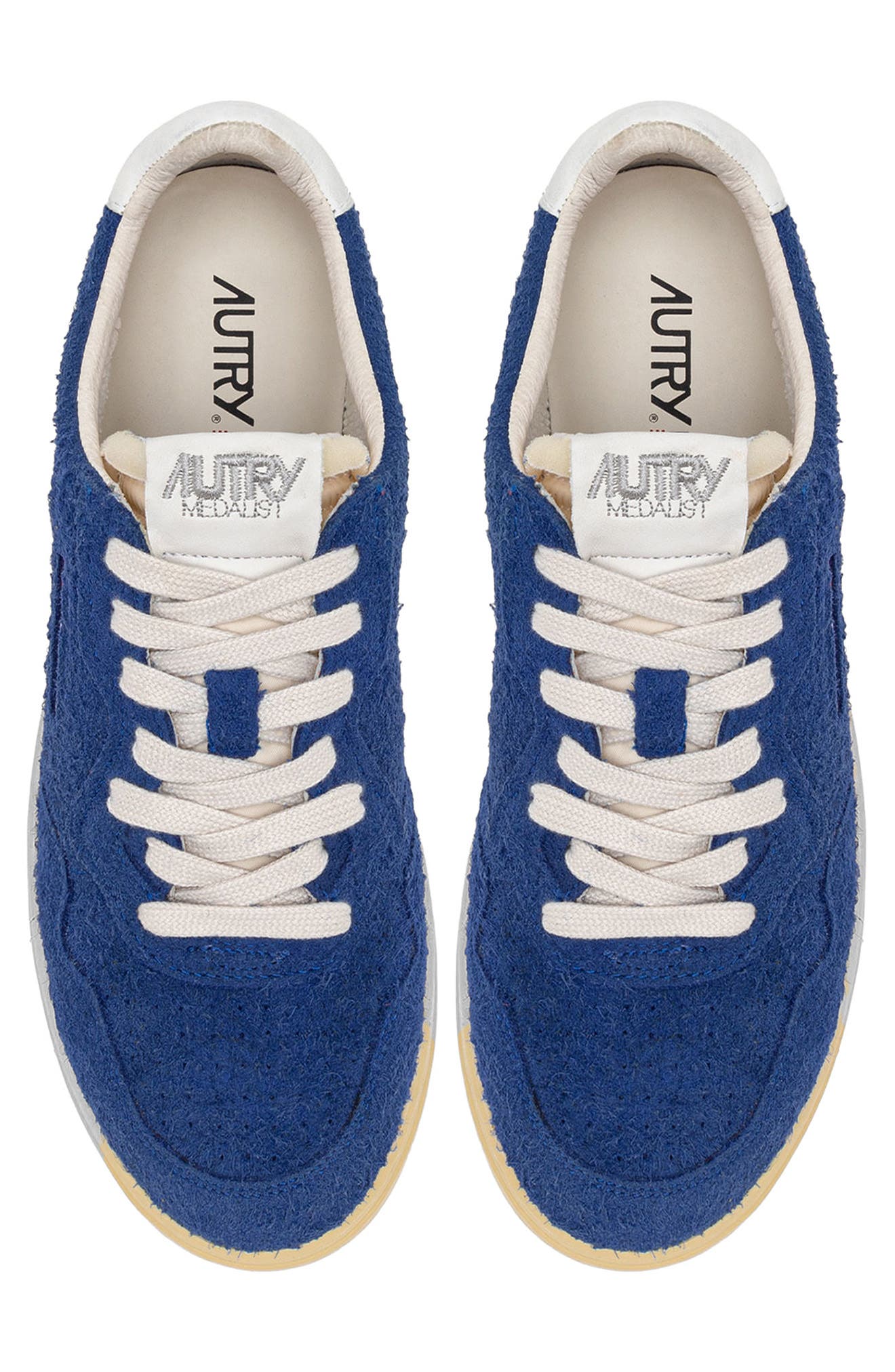 AUTRY Medalist Low Sneaker, Alternate, color, Blue Hair/ Suede