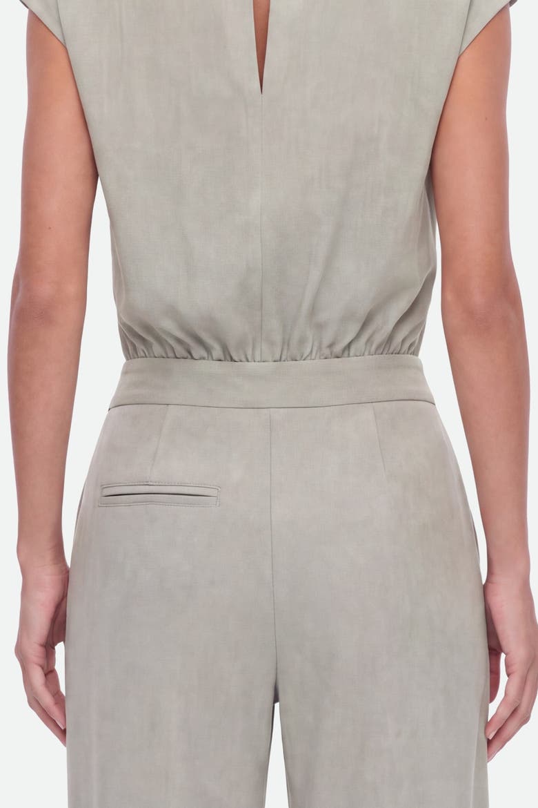 Accessory Detail Straight Leg Trousers, Alternate, color, Mint Green