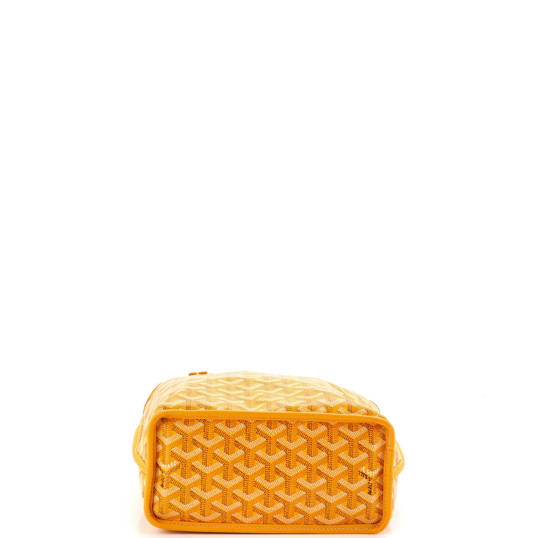 Pre-Owned Goyard Anjou Reversible Tote Coated Canvas Mini, Alternate, color, Yellow