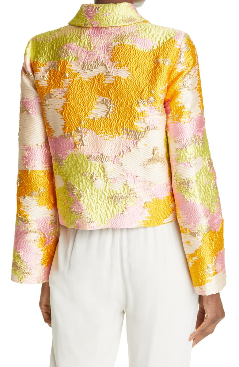 Stine Goya Kiana Distortion Organza Jacquard Jacket, Alternate, color,