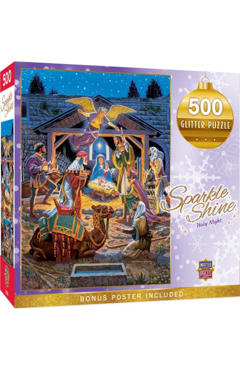 Holy Night 500 Piece Glitter Puzzle