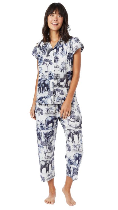 Luxe Pima Capri Print Set