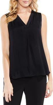 Vince Camuto Rumpled Satin Blouse