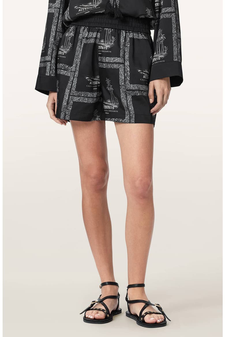 Lettie Shorts, Main, color, WAIMEA BLACK