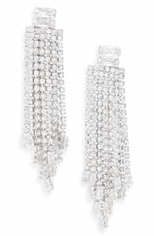 Tasha Crystal Fringe Drop Earrings