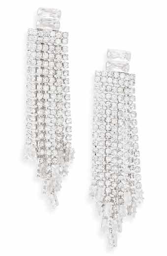 Tasha Crystal Fringe Drop Earrings