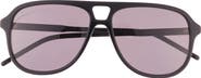 Gucci 57mm Aviator Sunglasses