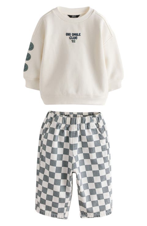 Kids' Big Smile Club Sweatshirt & Pants Set
