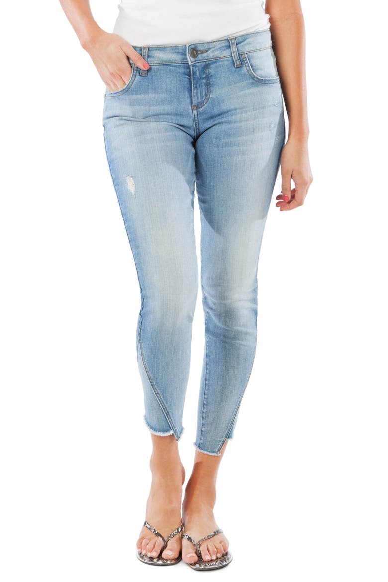 Connie Step Hem Ankle Skinny Jeans, Main, color, BEAUTIFY