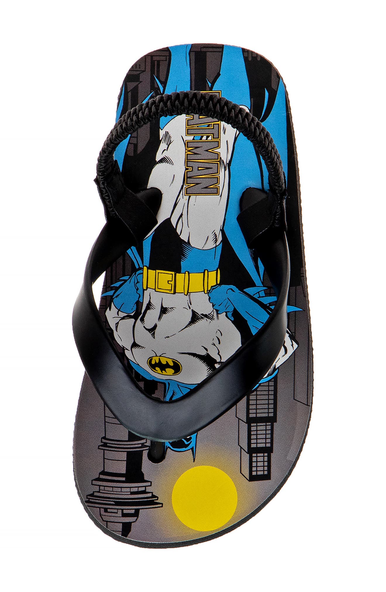 JOSMO Kids' Batman Slingback Flip Flop, Alternate, color, 