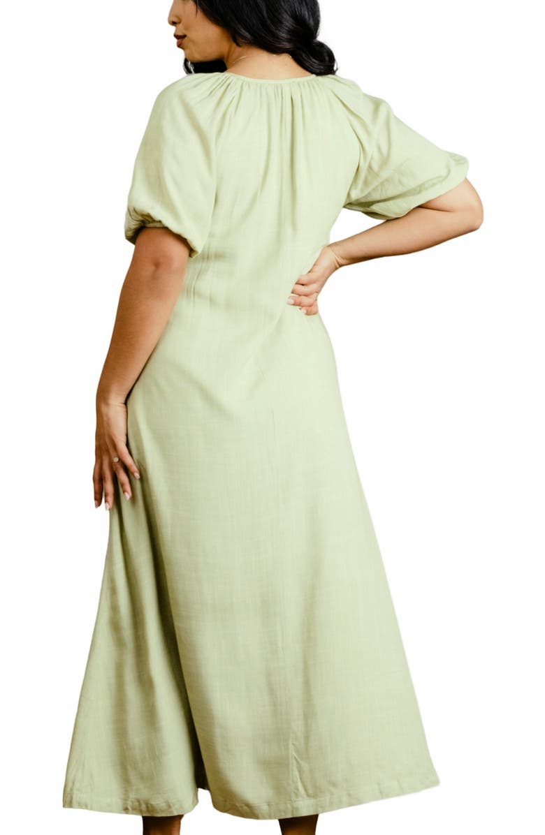 ABLE Amari Puff Sleeve Dress, Alternate, color,