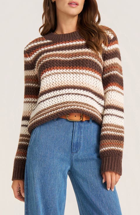 Dion Stripe Crewneck Sweater