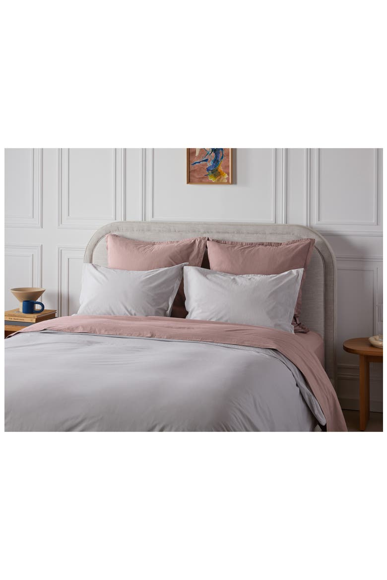 Brushed Cotton Duvet Cover, Alternate, color, MIST