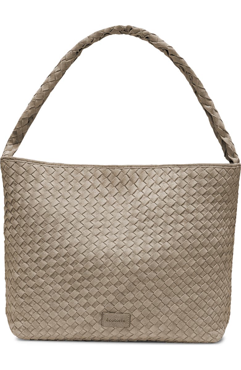 Ecotorie San Antonio Leather Hobo, Main, color, Beige