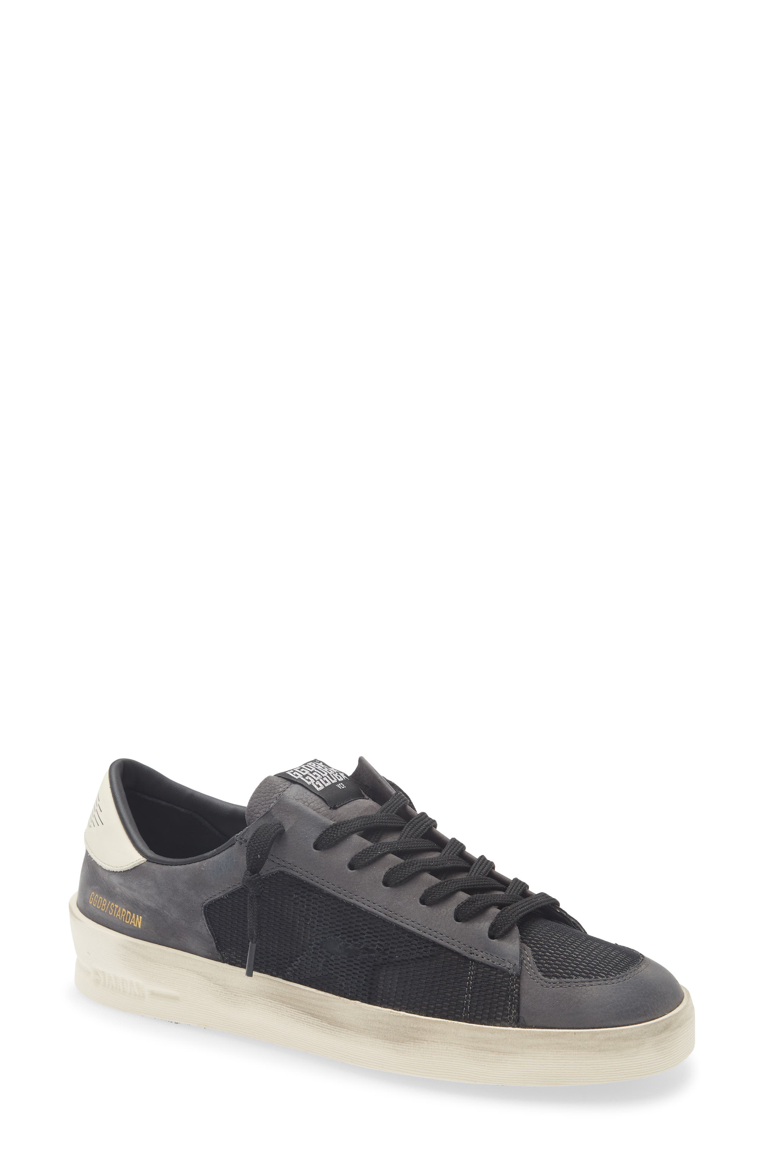 Stardan Low Top Sneaker, Main, color, DARK GREY/BLACK/CREAM