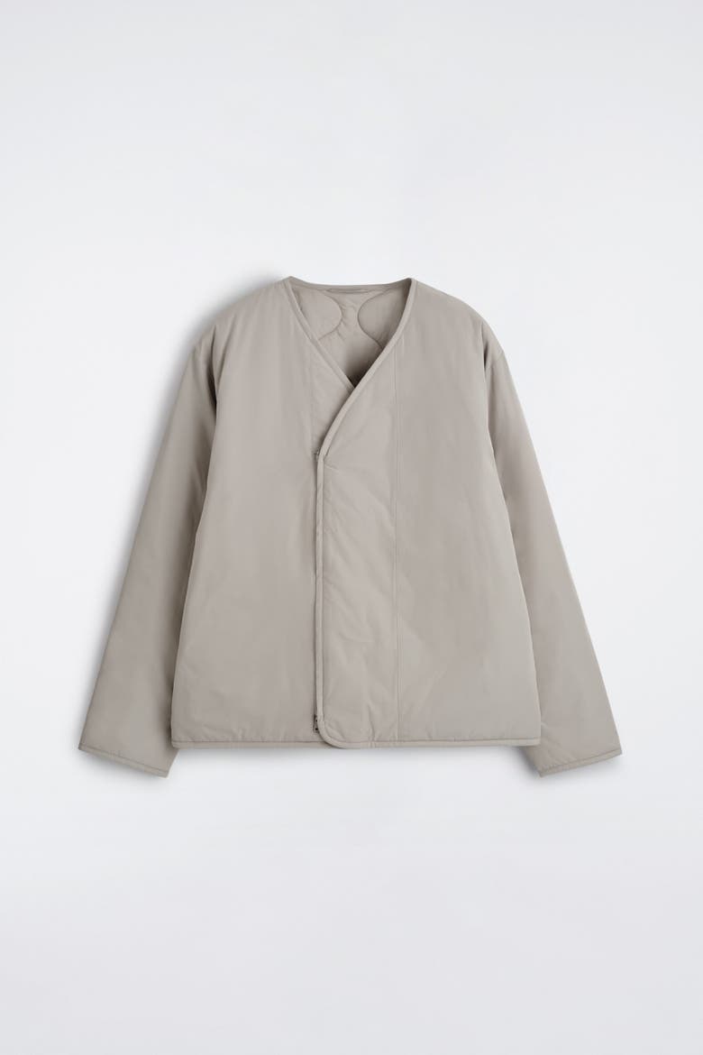 Reversible Quilted Jacket, Alternate, color, LIGHT GRAY
