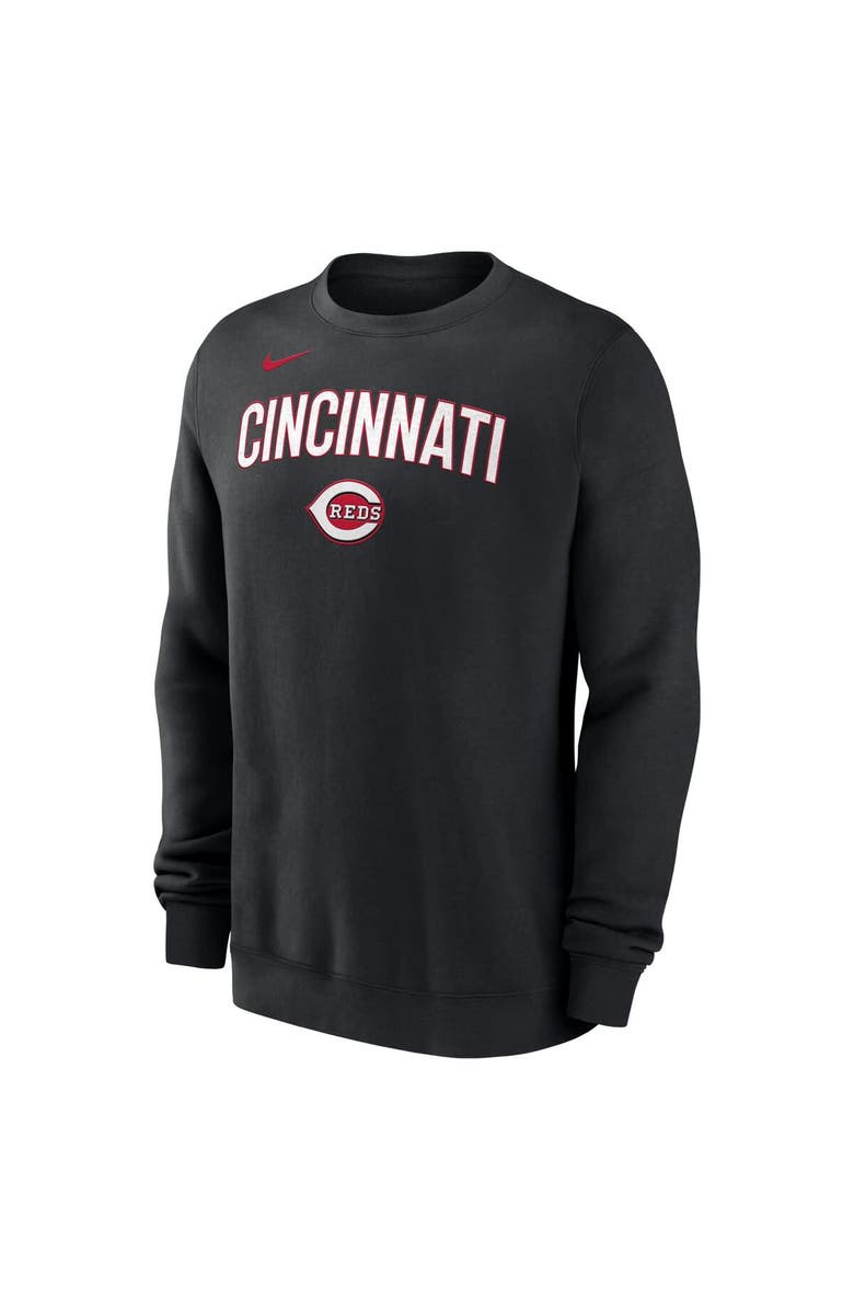 Nike Men's Nike Black Cincinnati Reds Pullover Sweatshirt, Alternate, color, Black