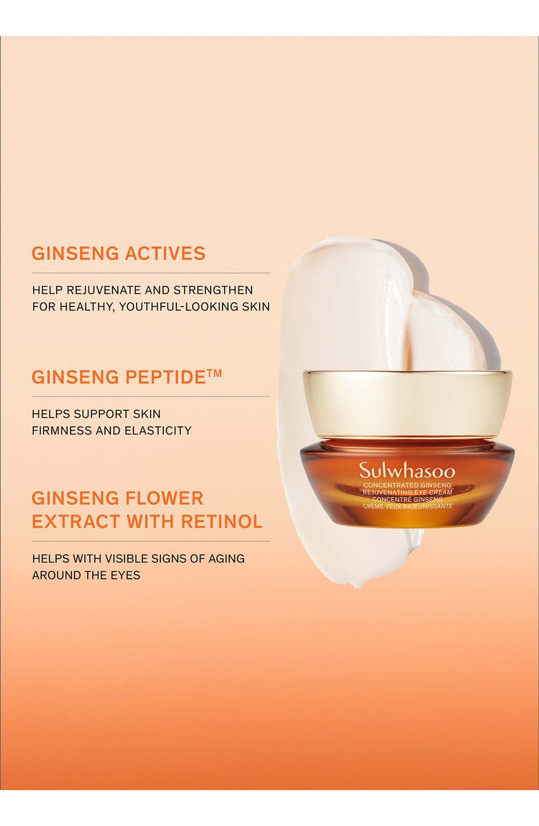 Sulwhasoo Concentrated Ginseng Rejuvenating Eye Cream Set (Limited Edition) $182 Value, Alternate, color, 