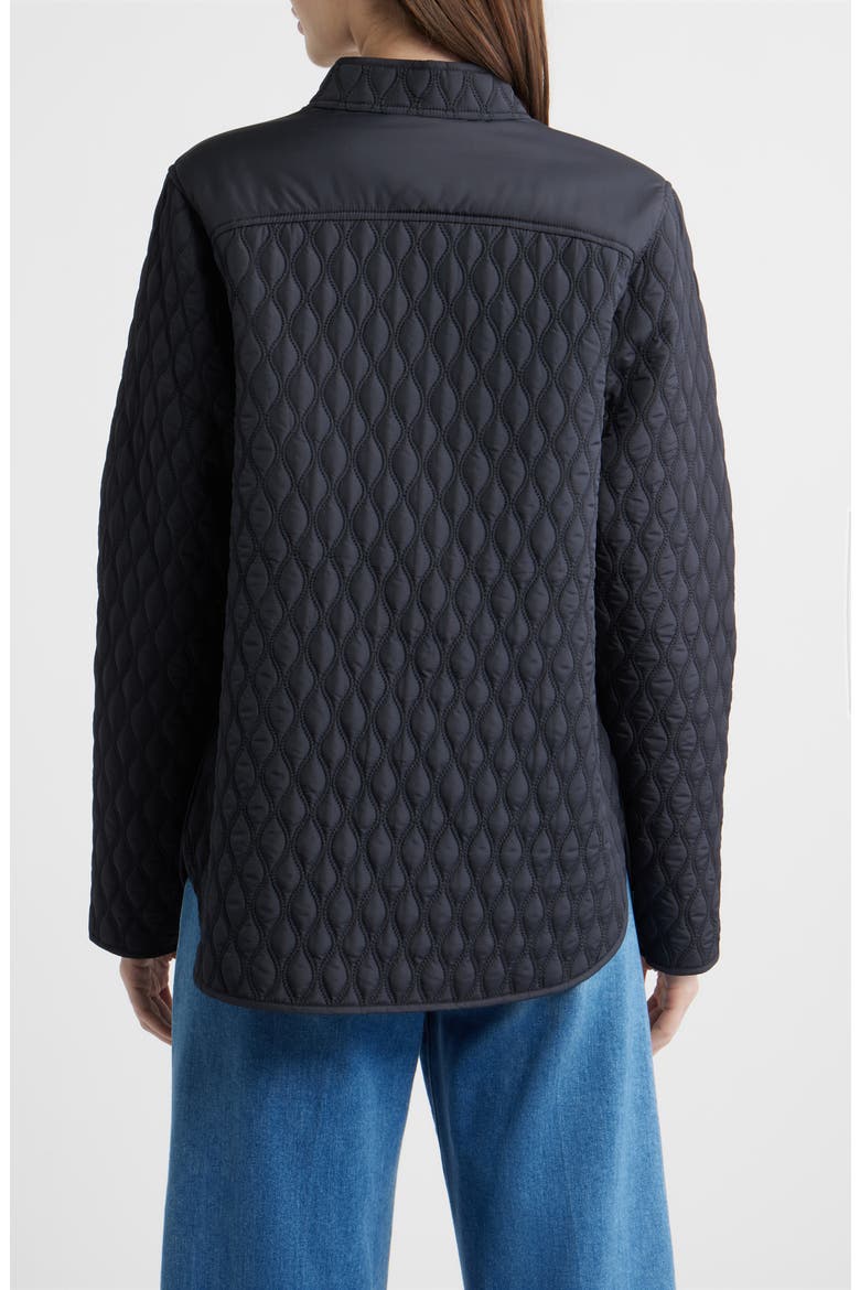 Ally 07 Quilted Jacket, Alternate, color, DARK INDIGO