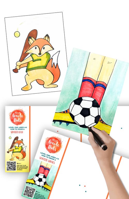 Guide Dots Add-On Art Rolls for Guide Dot's Art Kits in L1 Soccer Shoes/sporty Fox  product