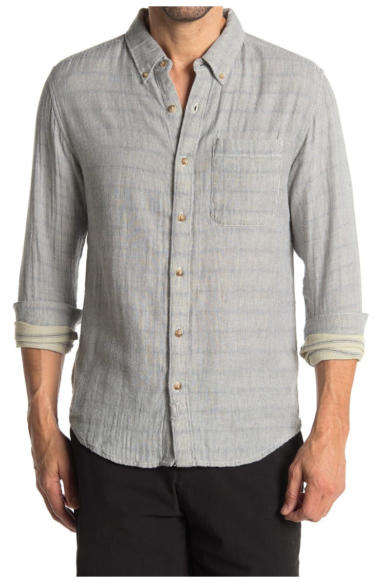 Bridge & Burn Sutton Striped Shirt, Main, color, 