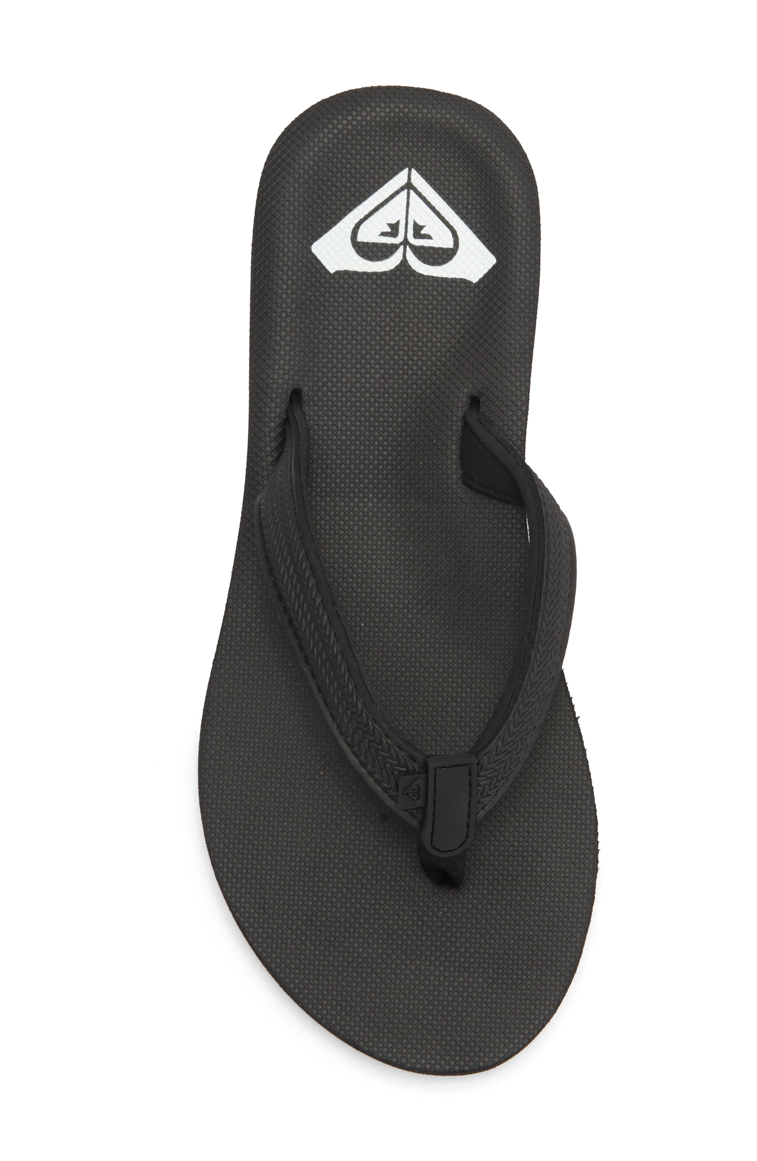 Roxy Porto Flip Flop, Alternate, color, Black