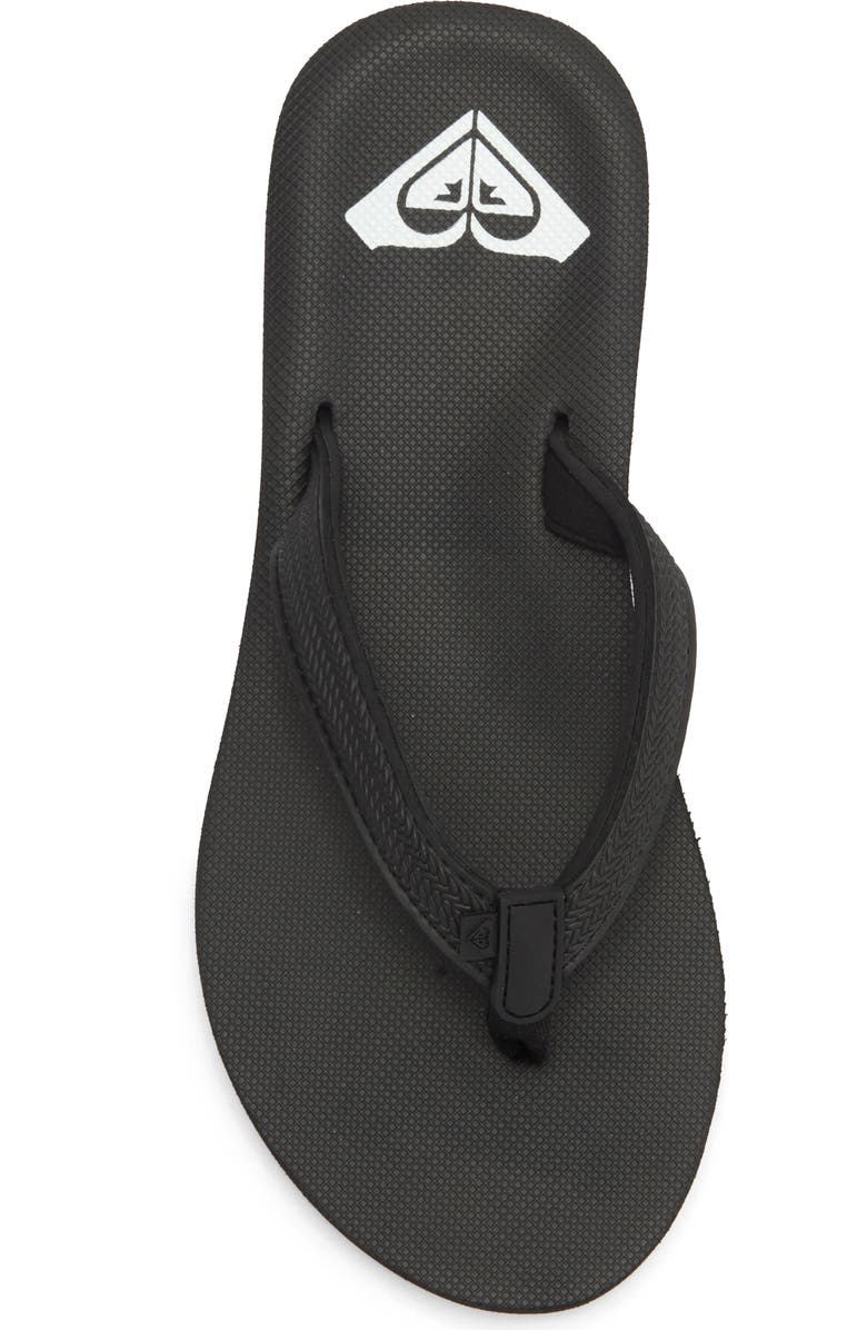 Roxy Porto Flip Flop, Alternate, color, Black