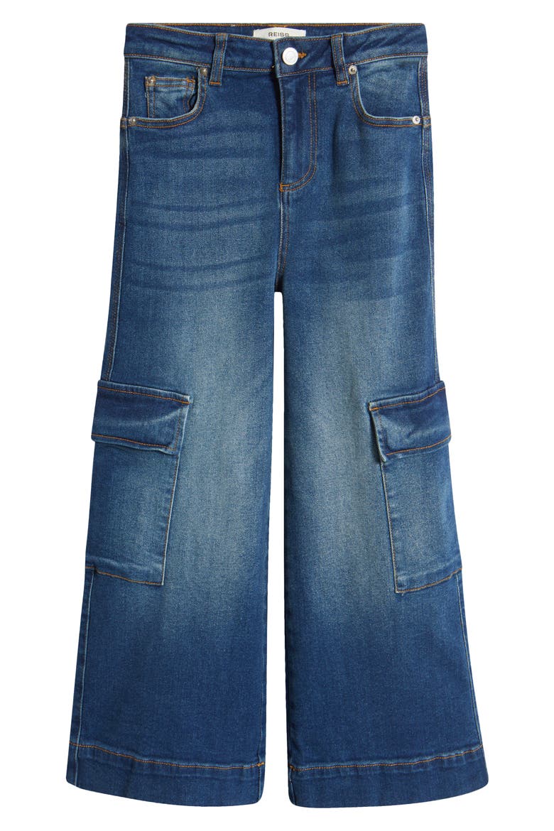 Kids' Sienna Wide Leg Jeans, Main, color, BLUE