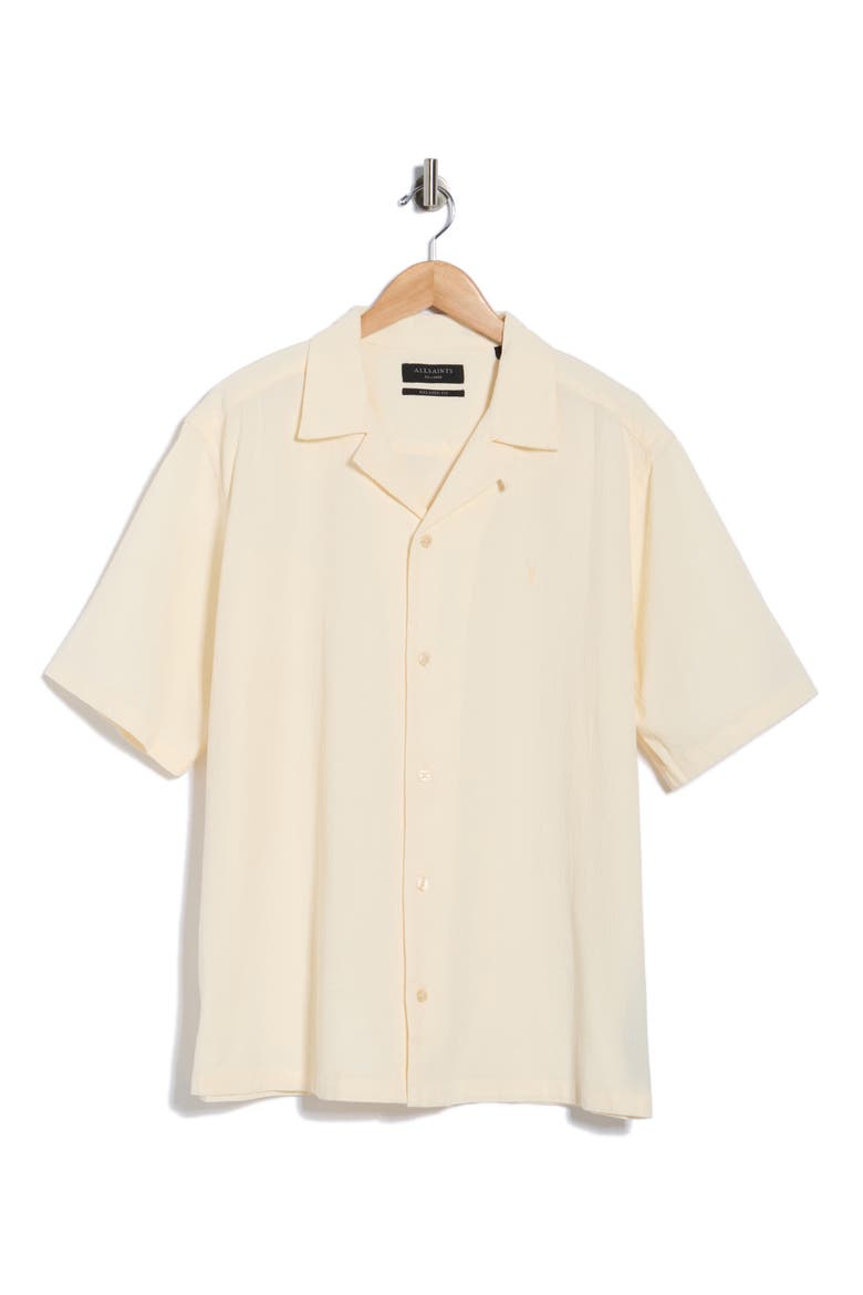 Ferme Short Sleeve Shirt, Main, color, SANDY TAUPE