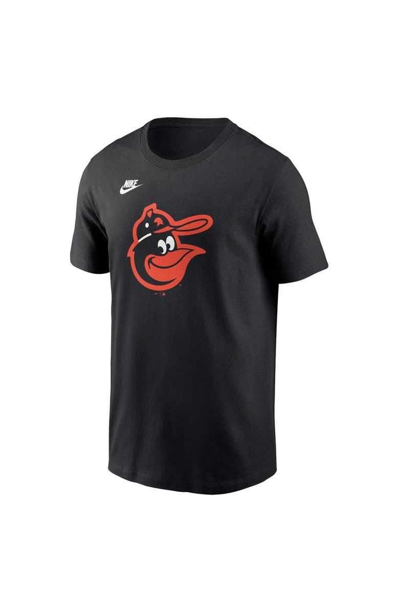 Nike Men's Nike Black Baltimore Orioles Cooperstown Collection Team Logo T-Shirt, Alternate, color, Black