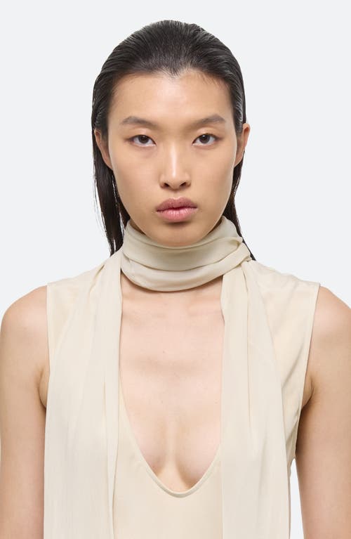 Helmut Lang Sleeveless Silk Scarf Top