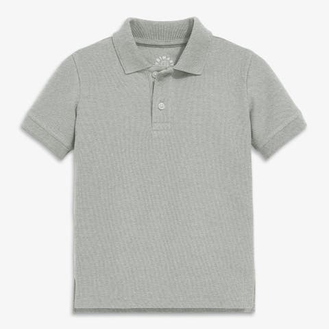 Kids Short Sleeve Pique Polo