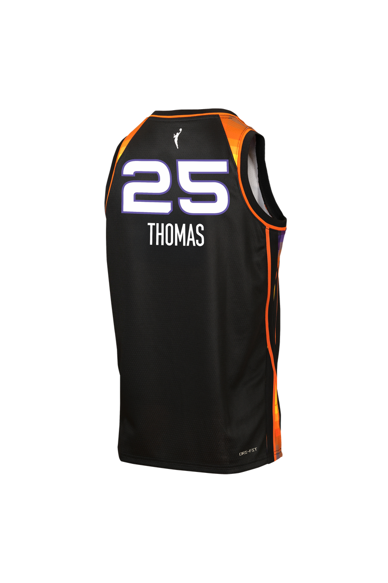 Youth Nike Alyssa Thomas Black Phoenix Mercury Victory Jersey - Rebel Edition, Alternate, color, Black