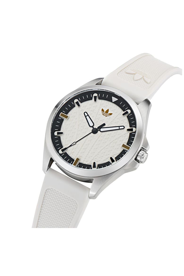 AO Fashion Iconic One White Silicone Strap Watch, 40mm, Alternate, color, WHITE