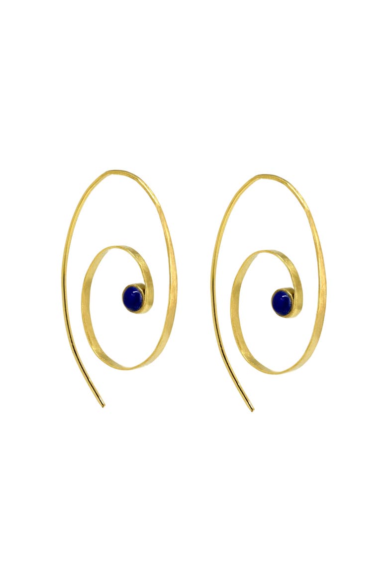 Takhar Hoop Earrings, Main, color, Gold