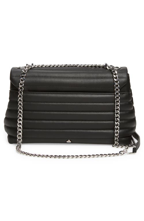 Hugo Boss Boss Ayla Quilted Leather Convertible Shoulder Bag In Black