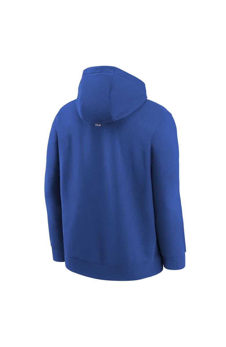 Nike Youth Nike  Royal Milwaukee Bucks 2024/25 City Edition Club Fleece Pullover Hoodie, Alternate, color, 