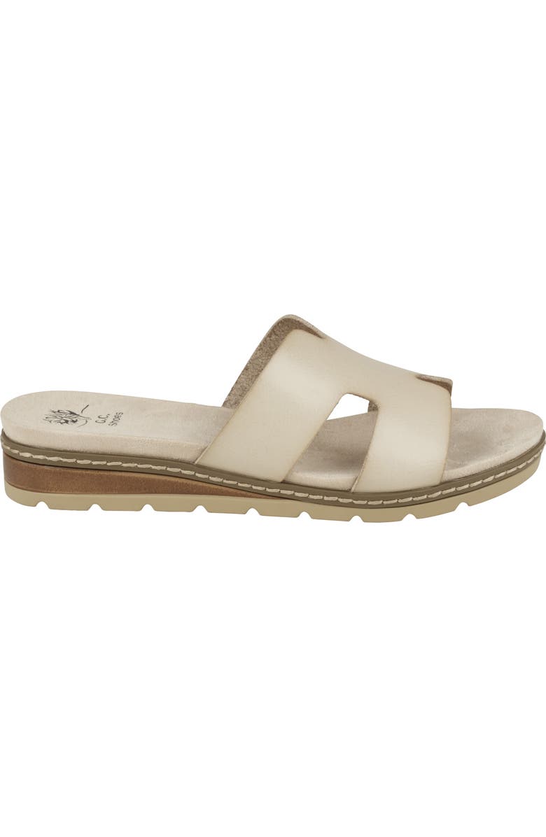 GOOD CHOICE NEW YORK Nellie Cutout Wedge Slide Sandal, Alternate, color, Beige