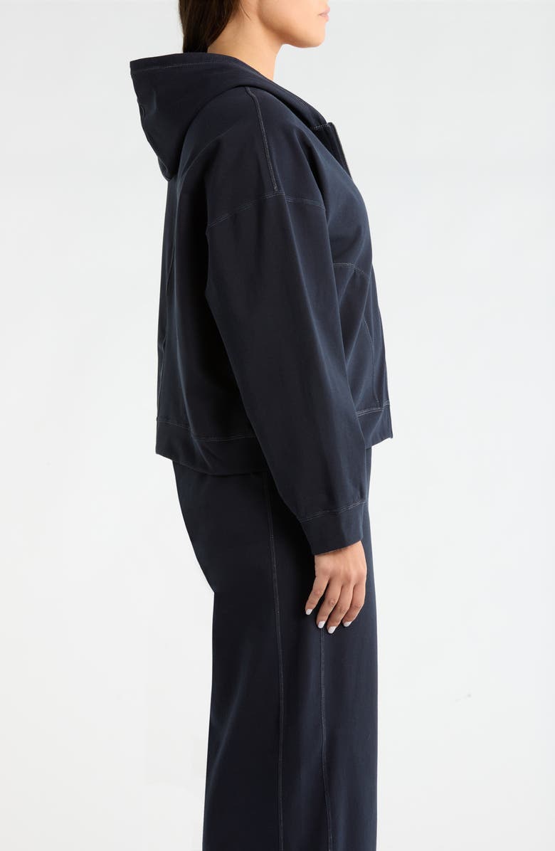 Lysse Jovie Reversible Hoodie, Alternate, color, True Navy/ Grey Melange