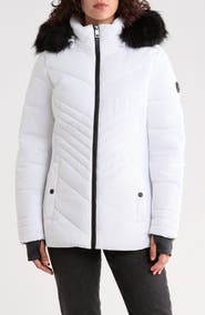 London Fog Zip Front Active Puffer Jacket