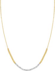 Bony Levy 14K Gold Beaded Chain Necklace