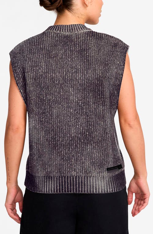 Jordan Gfx Flight Sleeveless Graphic Sweater In Purple
