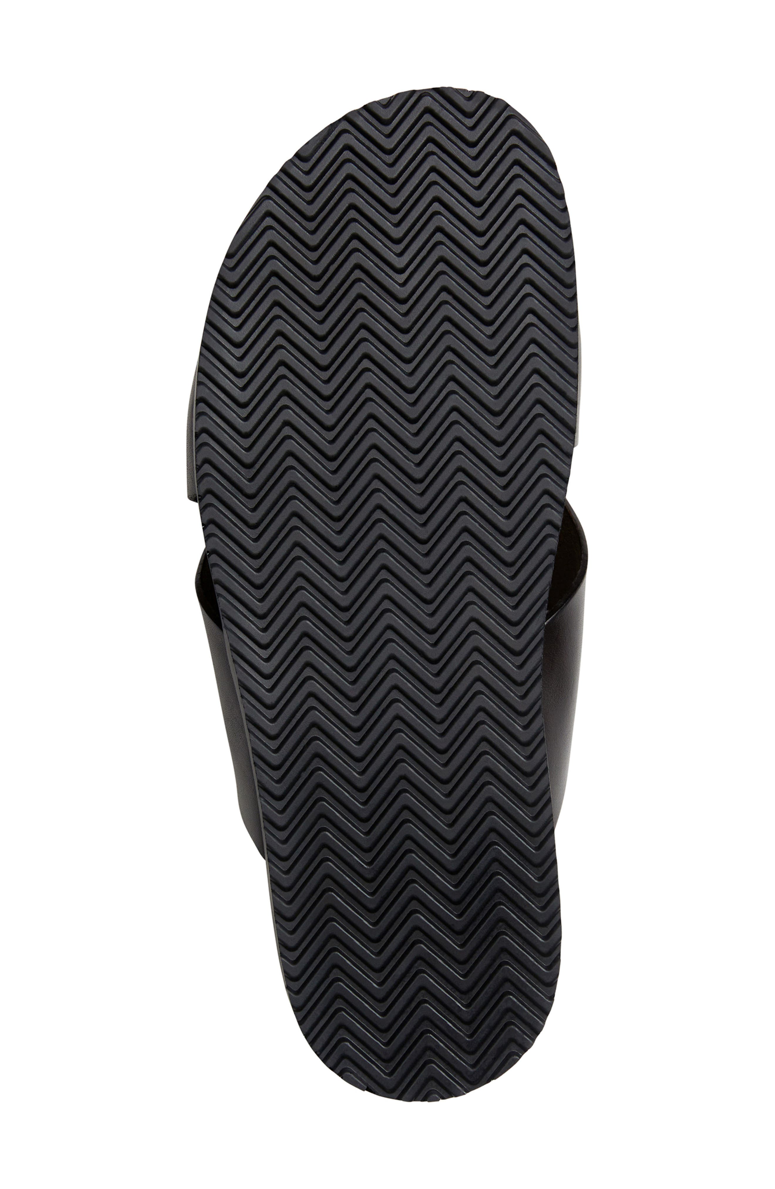 Bologna Slide Sandal, Alternate, color, DARK BROWN