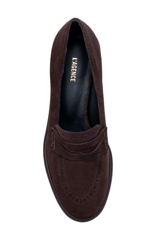 L'agence Avriel Penny Loafer In Brown