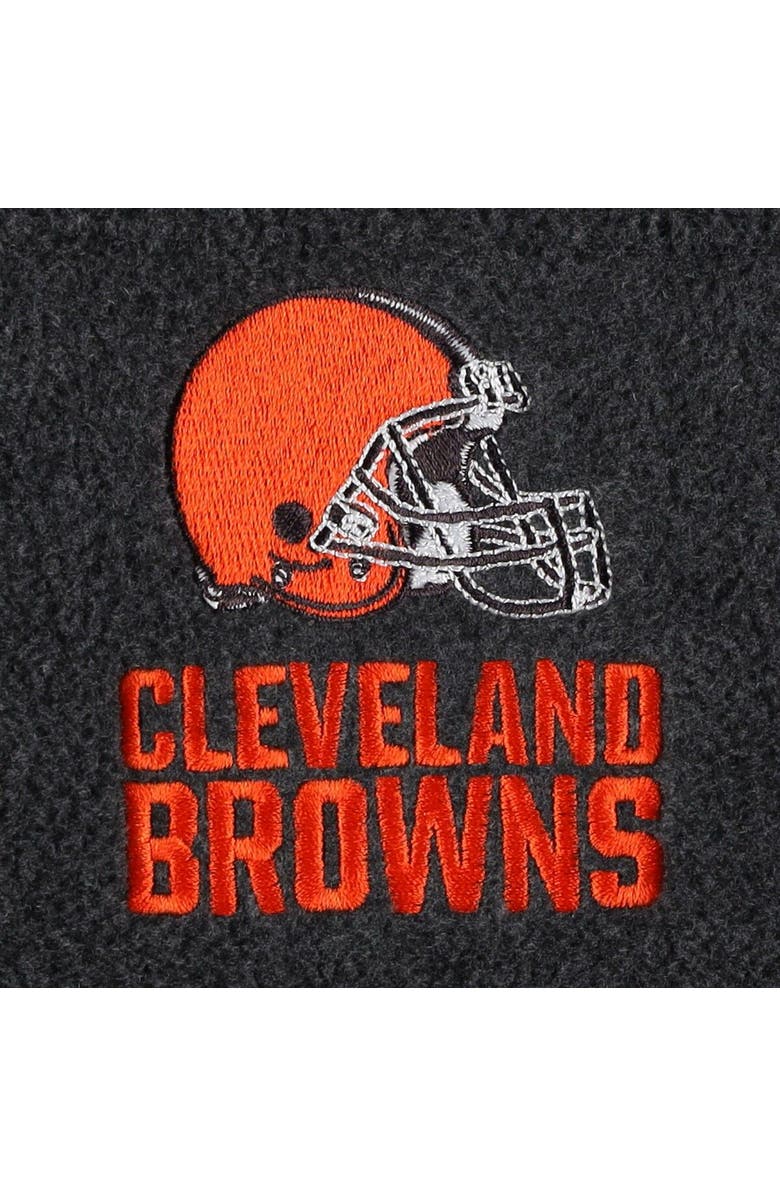 DUNBROOKE Women's Dunbrooke Charcoal Cleveland Browns Hayden Polar Full-Zip Jacket, Alternate, color, 