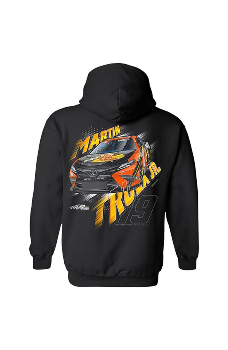JOE GIBBS RACING TEAM COLLECTION Men's Joe Gibbs Racing Team Collection Black Martin Truex Jr Car Pullover Hoodie, Alternate, color, 