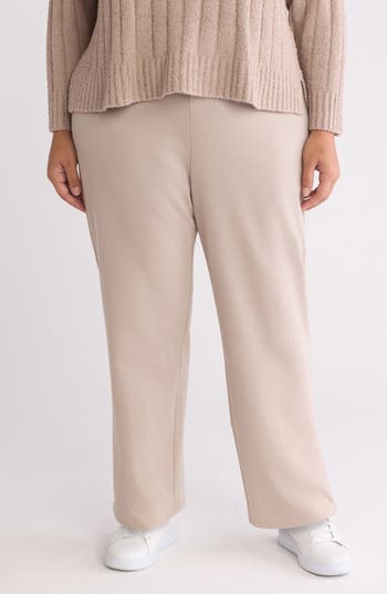 EILEEN FISHER EILEEN FISHER STRETCH ANKLE STRAIGHT LEG PANTS 