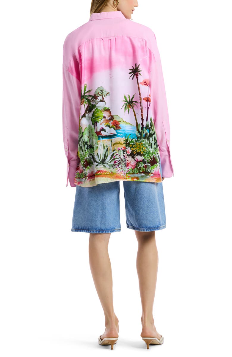 Robert Graham Sienna Long Sleeve Woven Shirt, Alternate, color, Light Pink