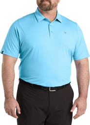 Callaway Big & Tall Classic Jacquard Golf Polo Shirt